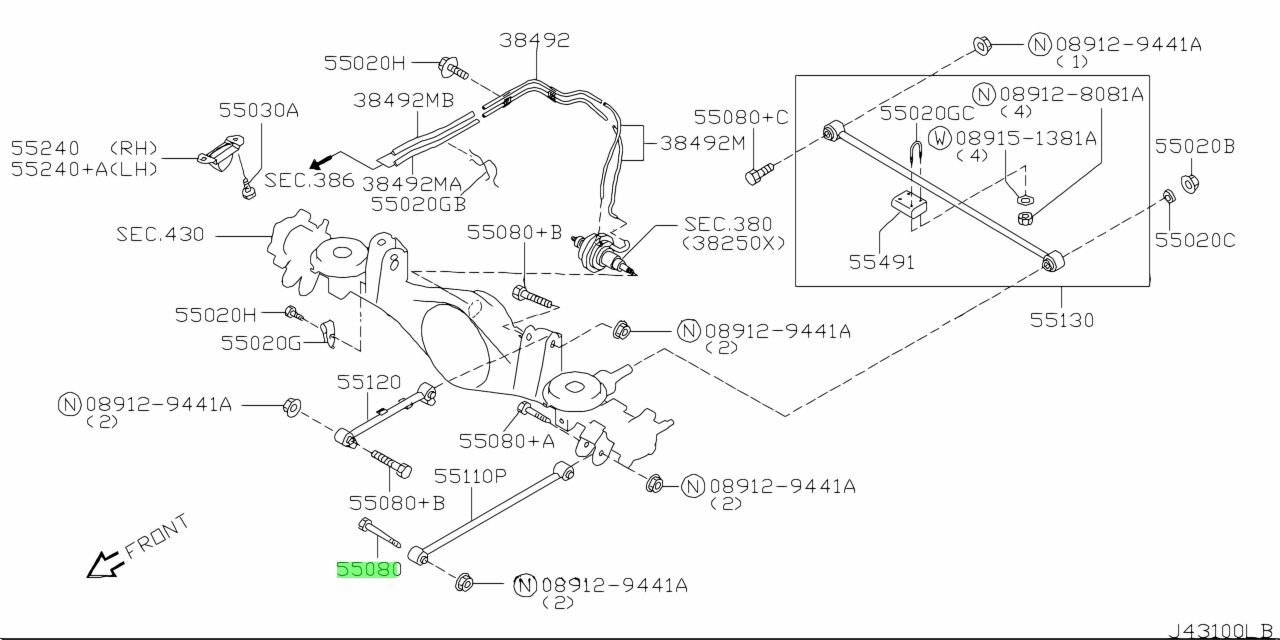 Nissan 55045 4aa0a